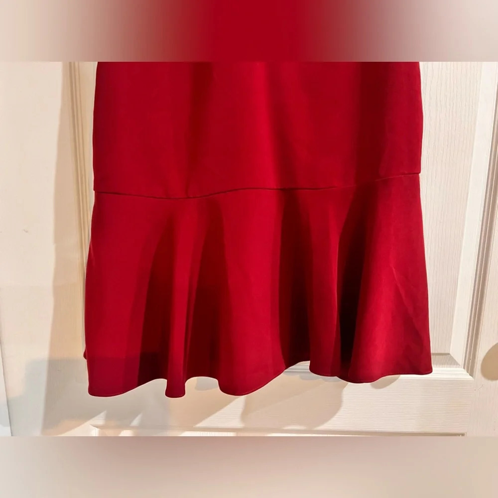 FINAL PRICE Charles Henry flutter sleeve drop waist dress - Picture 5 of 7
